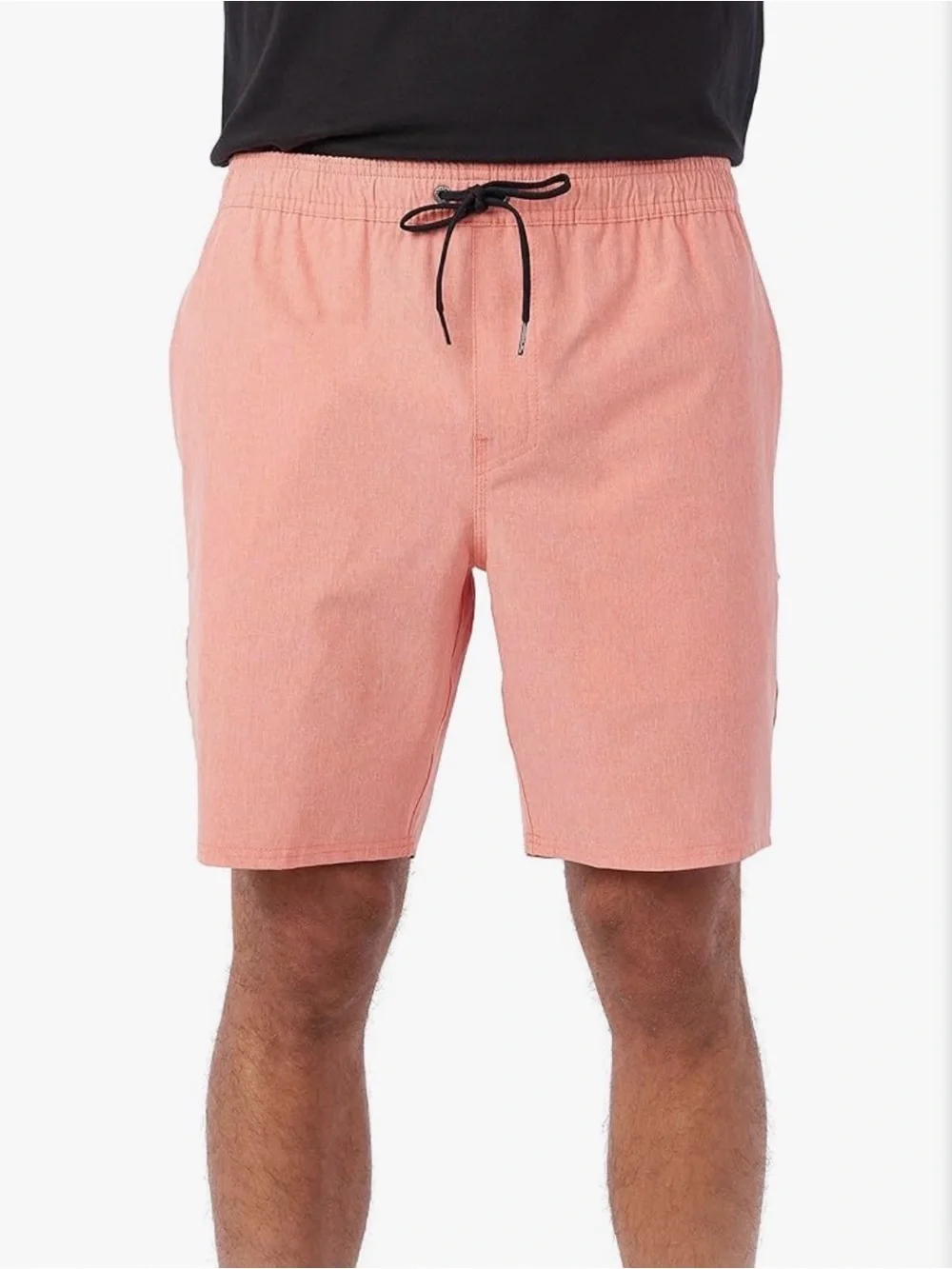 NWT O'NEILL Mens Shorts XXL Coral Red 18 Reserve Elastic Waist Hybrid Fast Dry